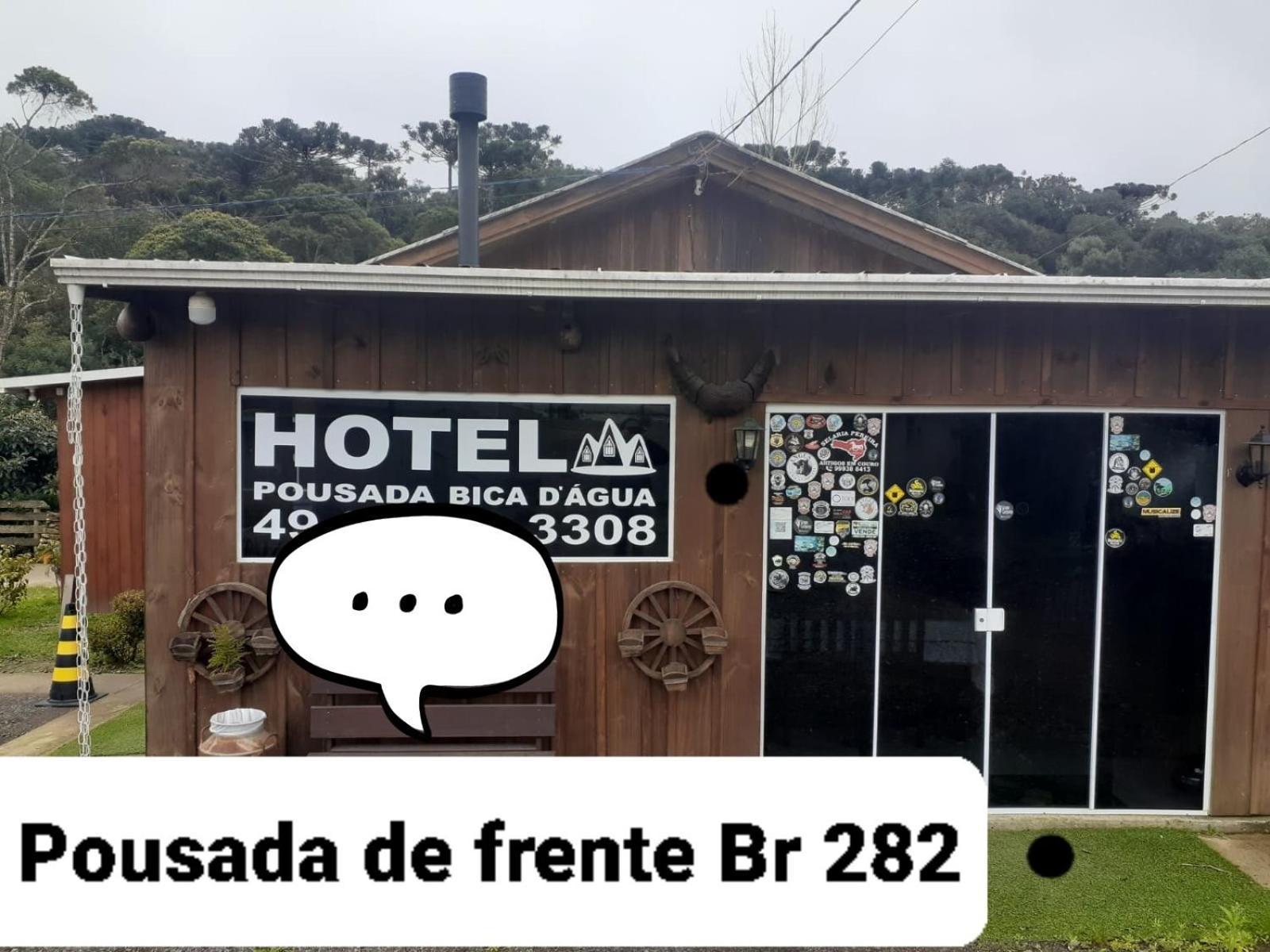 Pousada Bica D'Agua De Frente Br 282 라제스 외부 사진